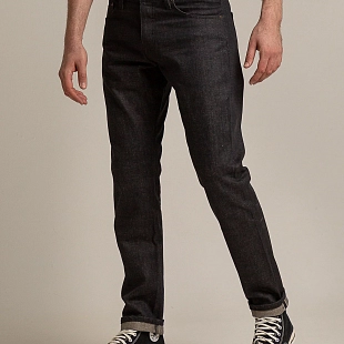 5Картинка Джинсы PLNB М342 Black Dry Hempy Selvedge