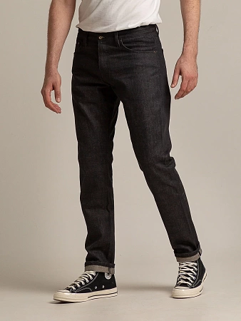 картинка М342 Black Dry Hempy Selvedge от магазина  Finedenim